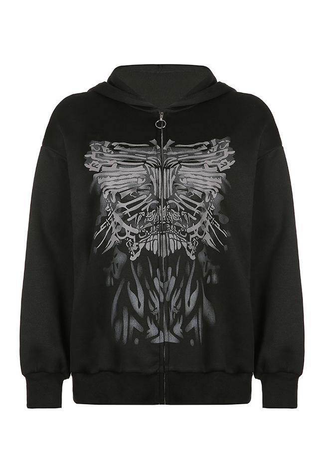 Goth Graphic Hoodie