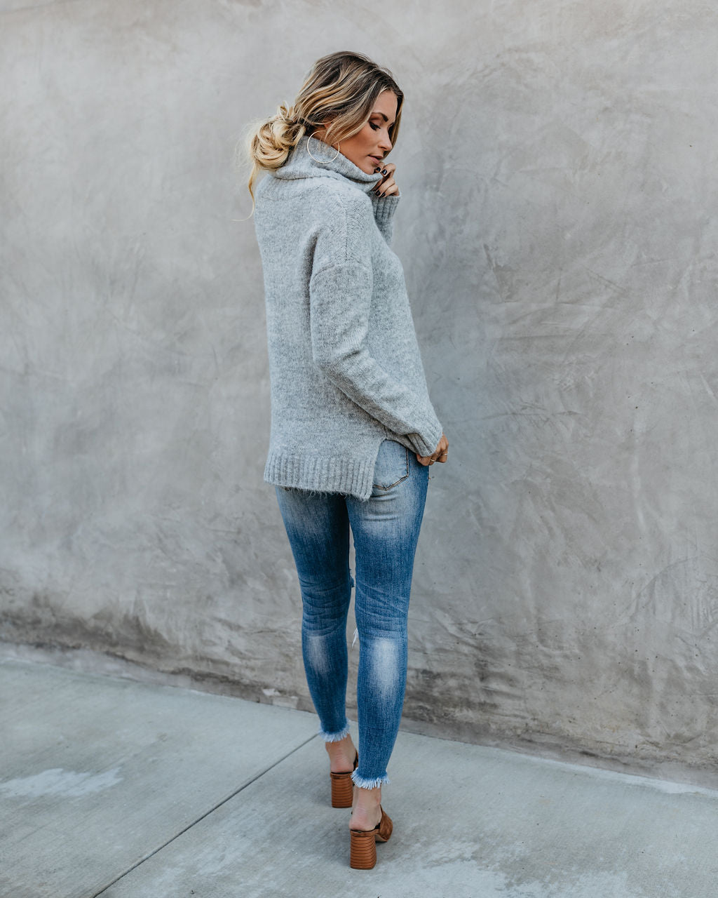 Henry Pullover – Heather Grey – ENDGÜLTIGER VERKAUF