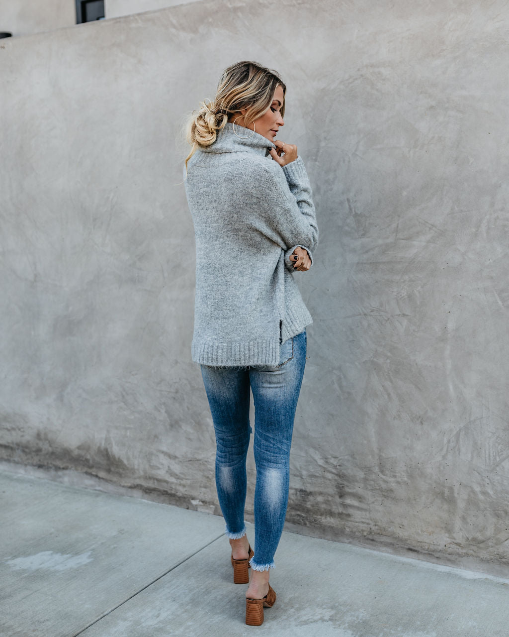 Henry Pullover – Heather Grey – ENDGÜLTIGER VERKAUF
