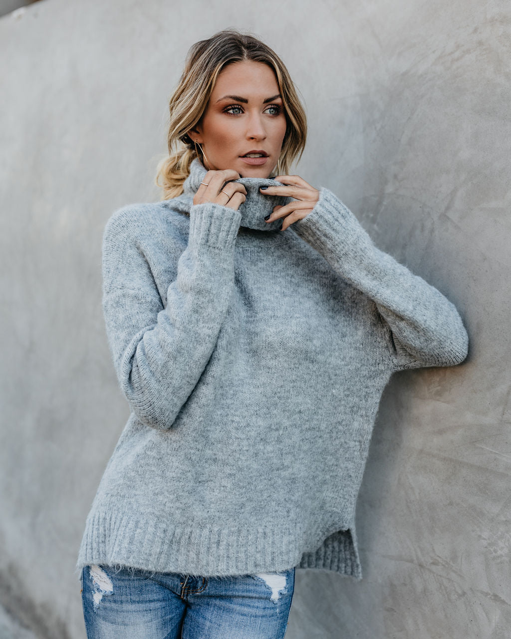 Henry Pullover – Heather Grey – ENDGÜLTIGER VERKAUF