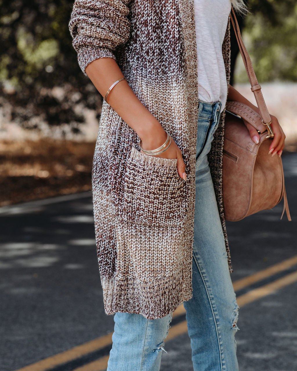 Java Strickjacke mit Taschen – ENDGÜLTIGER VERKAUF
