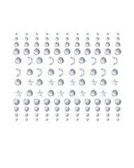 Washed Beach Trove Accent Face Embellishment Stickers