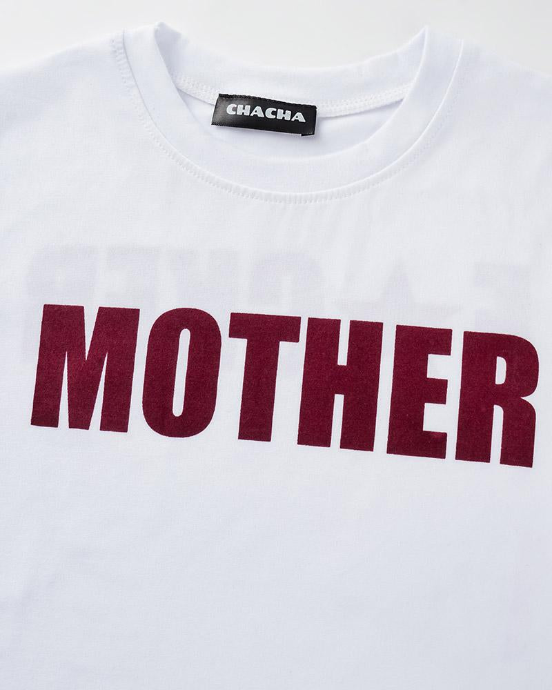 Camiseta de madre y bebé 