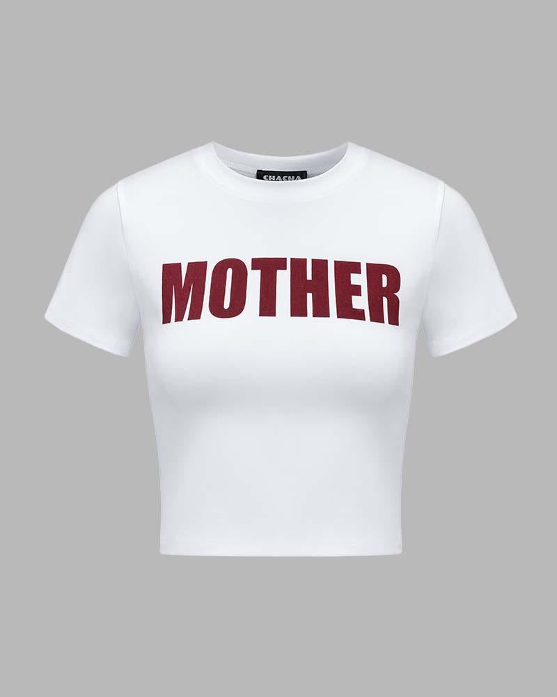 Camiseta de madre y bebé 