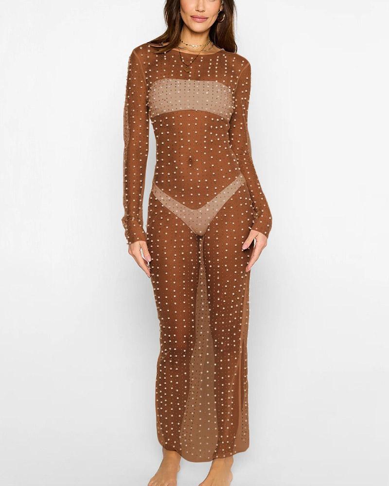Vestido de malla Pearlesence Behold 