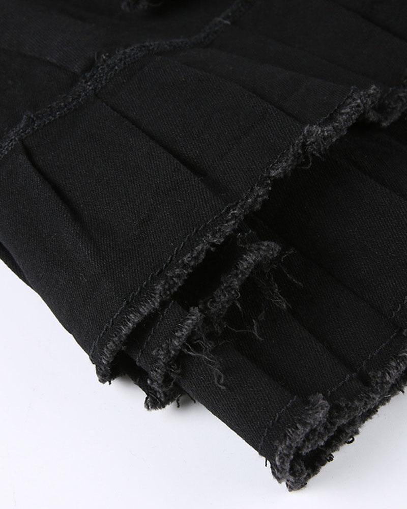 Alickina Grunge Mini Skirt