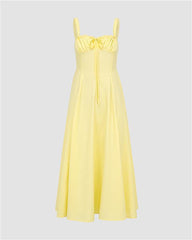 Vestido midi con corsé Mzya 