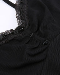 Dreamcliff Camisole-Oberteil aus Spitze