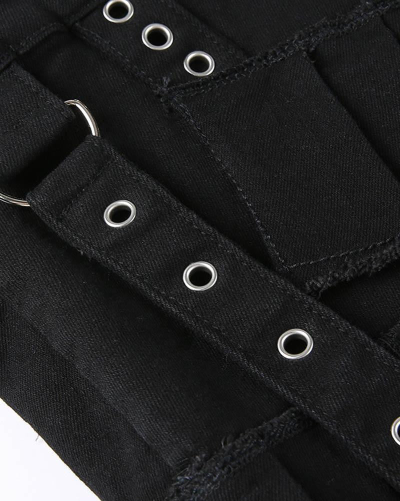 Alickina Grunge Mini Skirt