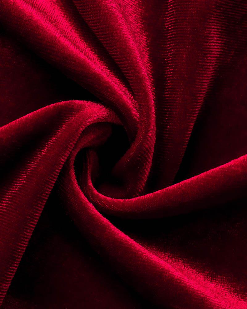 Samt Midnights Minikleid