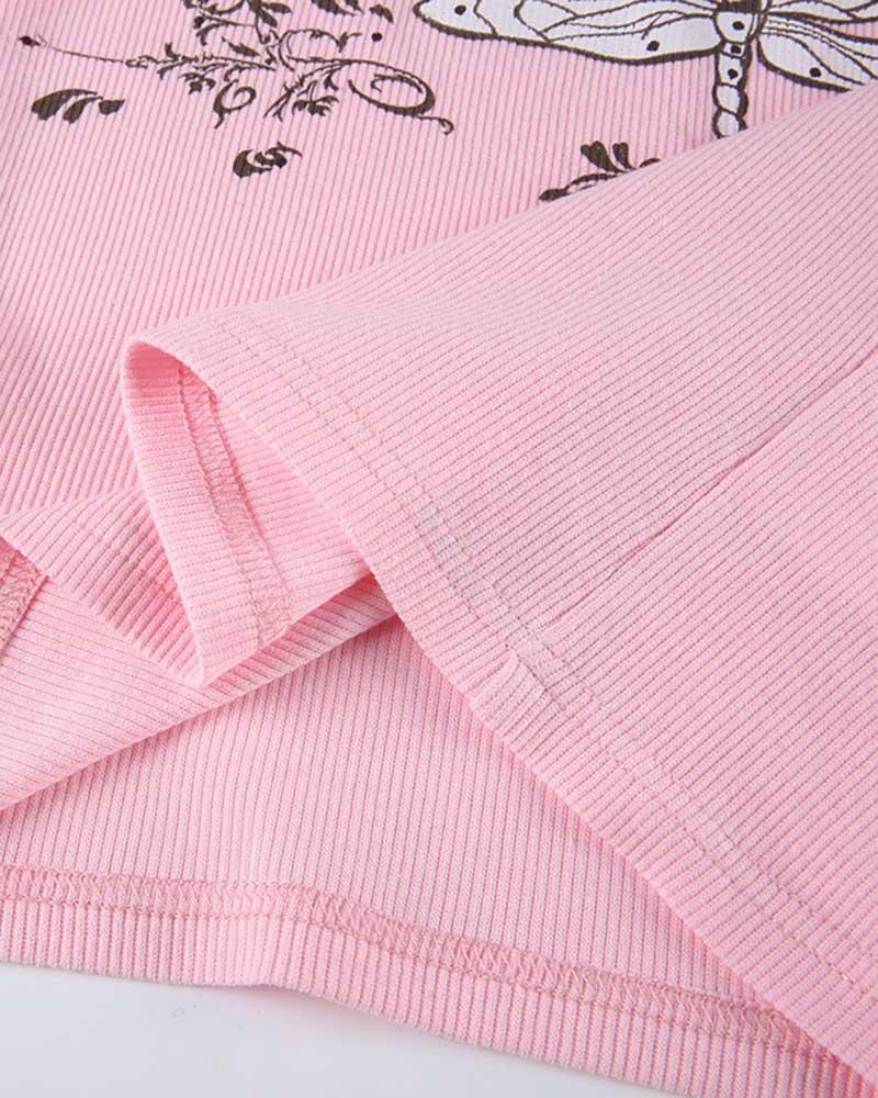 Camisole-Top mit Spitze „Dragonfly Dreams“
