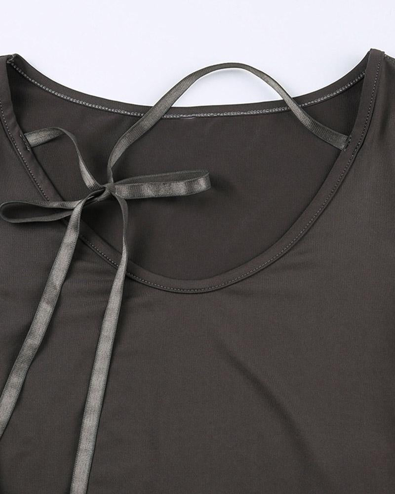 Dustrelia Balletcore Stringy-Oberteil