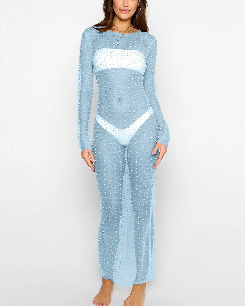 Vestido de malla Pearlesence Behold 