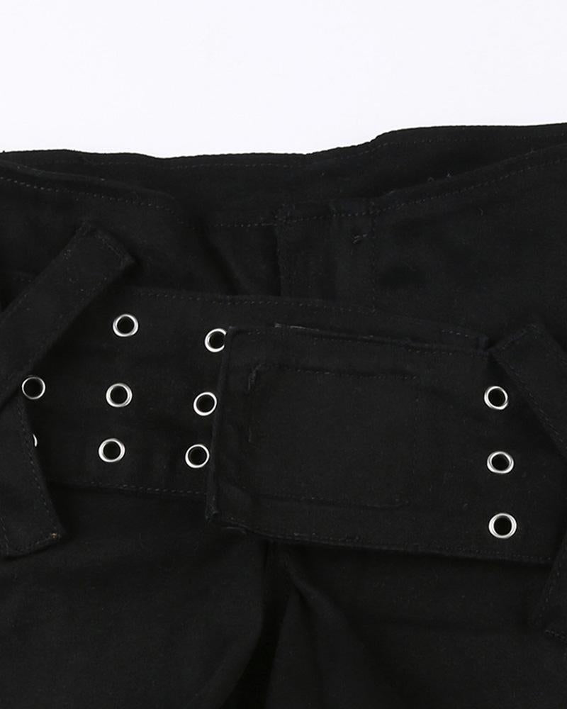 Cerulea Mini-Shorts
