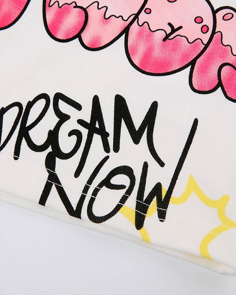Camiseta con grafiti gráfico de Sweetwon 