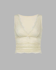 Kurzes Spitzentop „Nightingale“