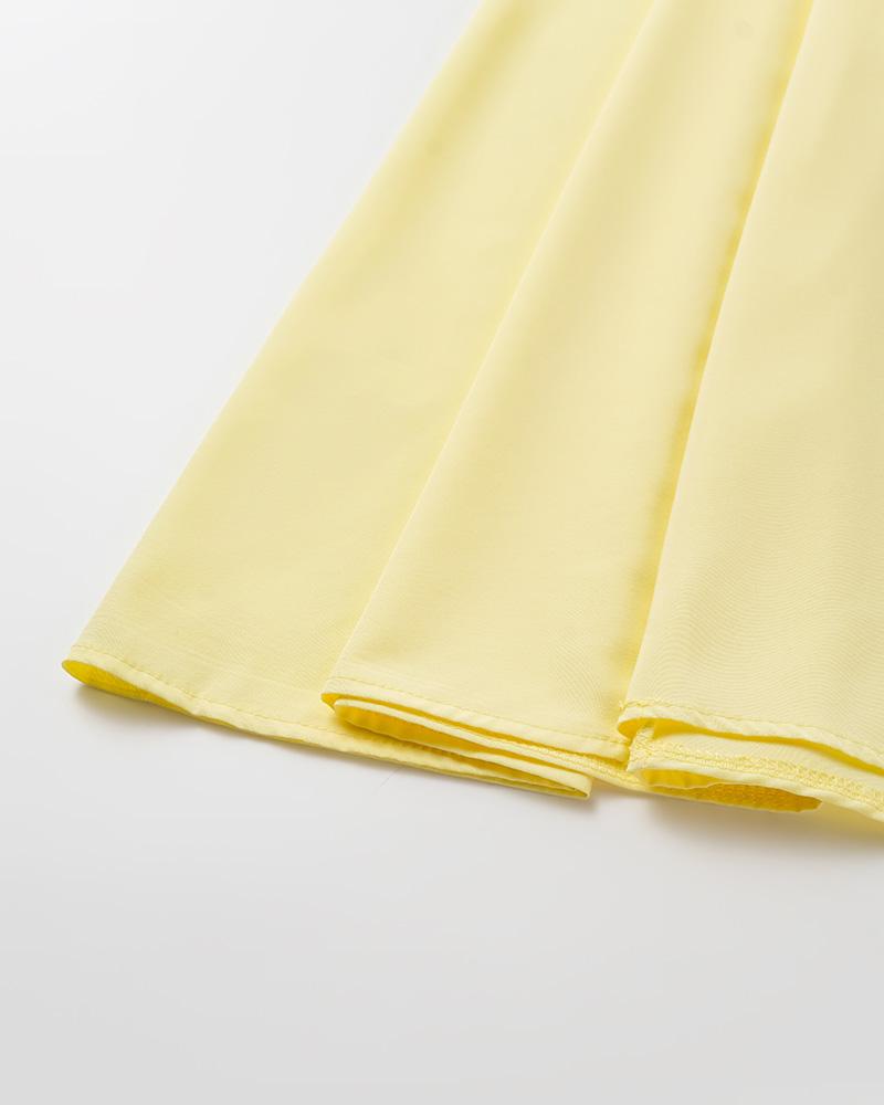 Vestido midi con corsé Mzya 