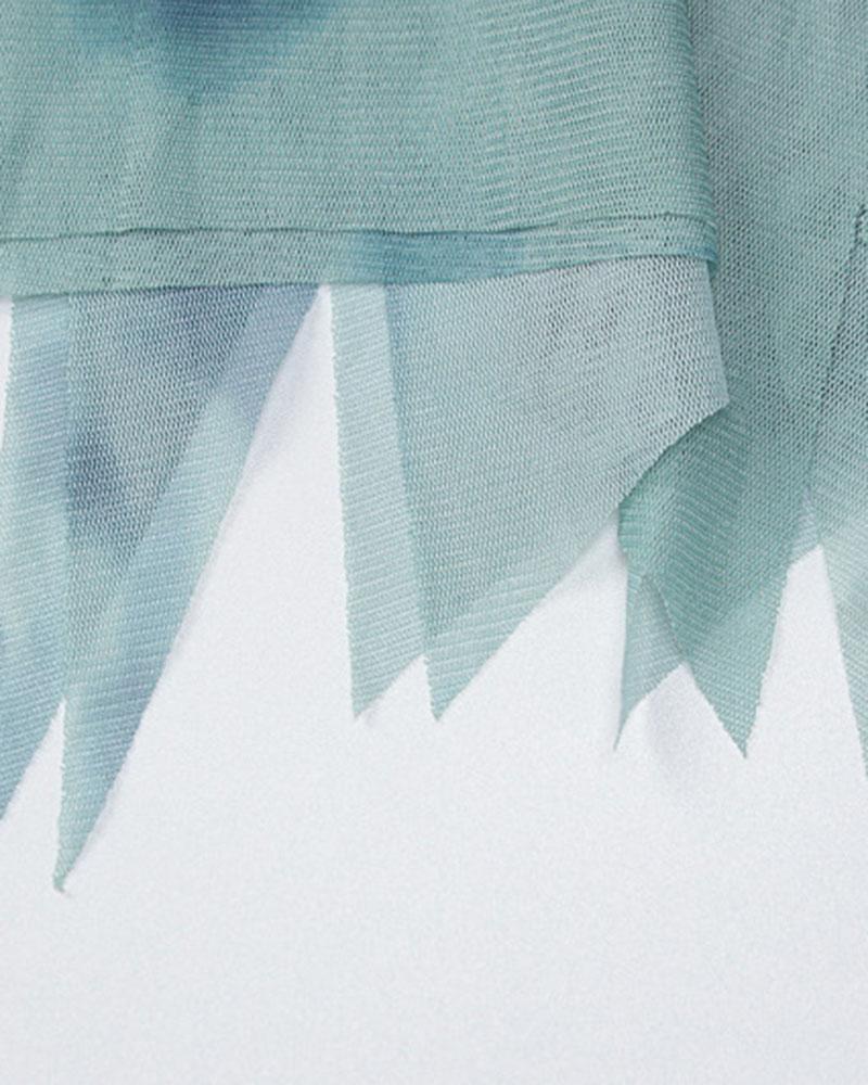Claringbold Netzkleid mit Handschuhen
