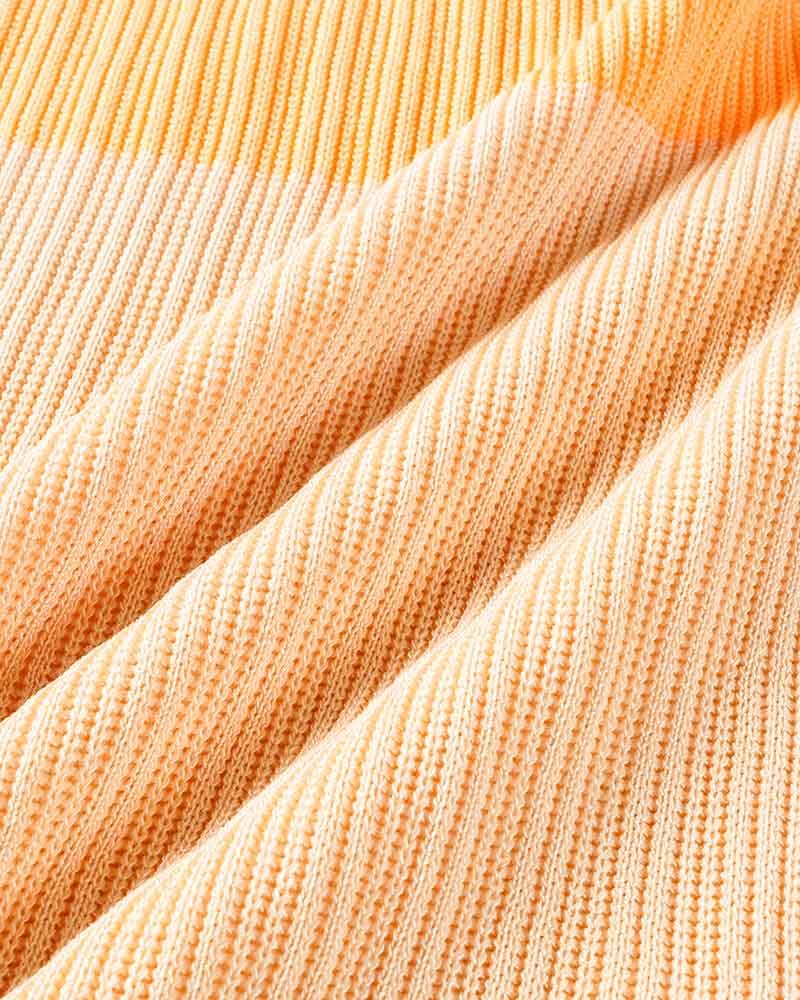 Colors of Summer Off Shoulder Ribbed Dress