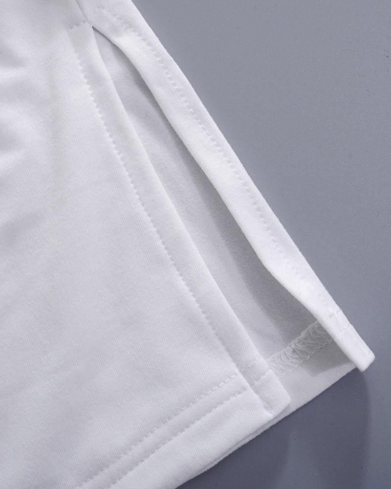 Camisole-Top mit Seitenschlitz
