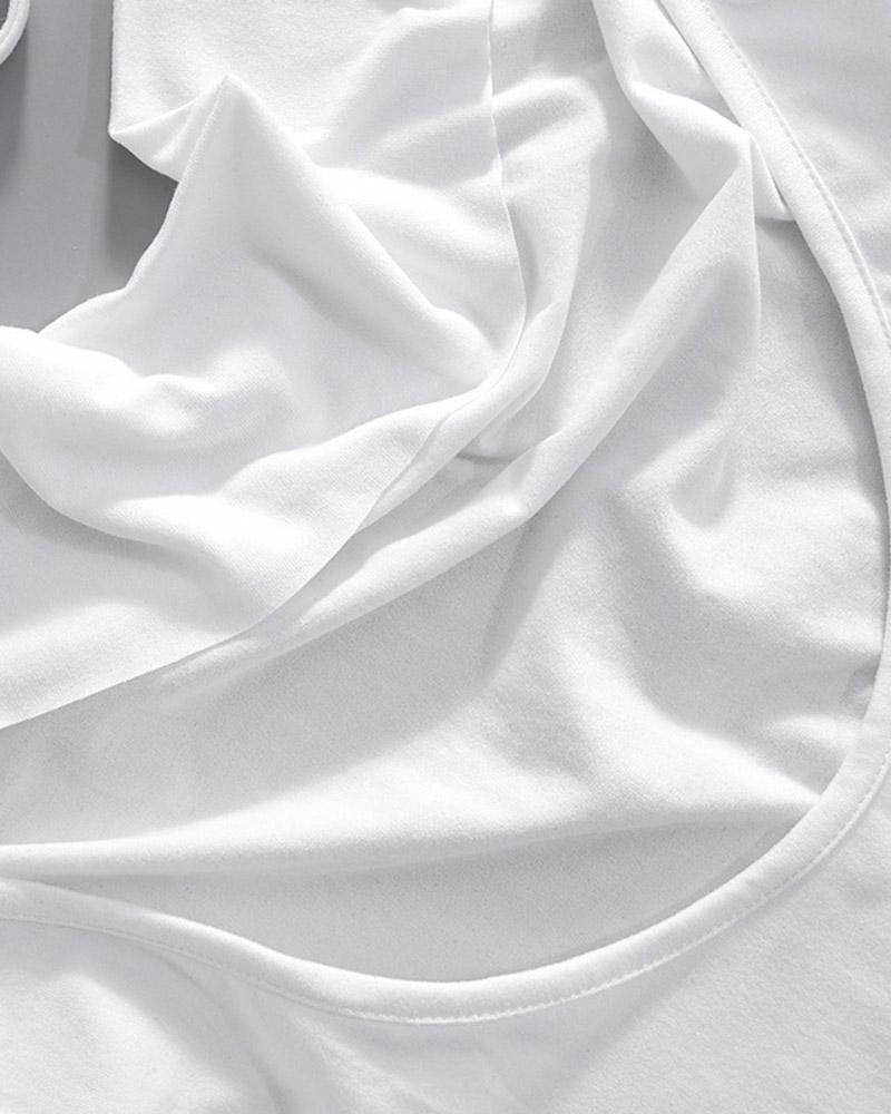 Tanktop mit weiten Schultern