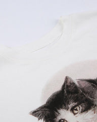Camiseta de bebé con gatito lindo y psicópata 