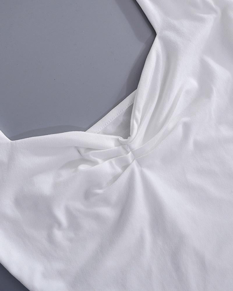 Camisole-Top mit Seitenschlitz