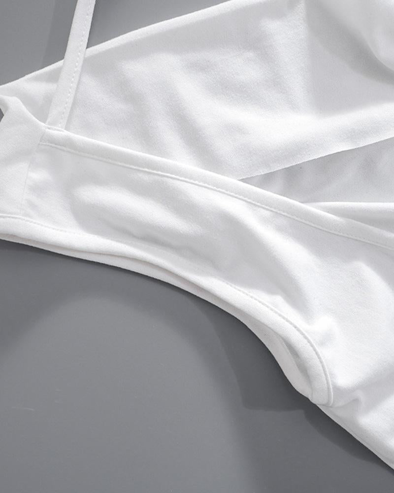 Tanktop mit weiten Schultern