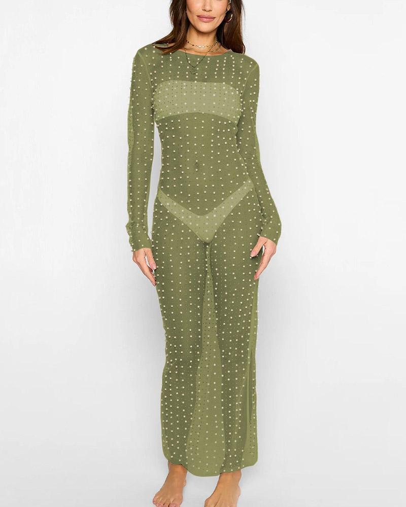 Vestido de malla Pearlesence Behold 