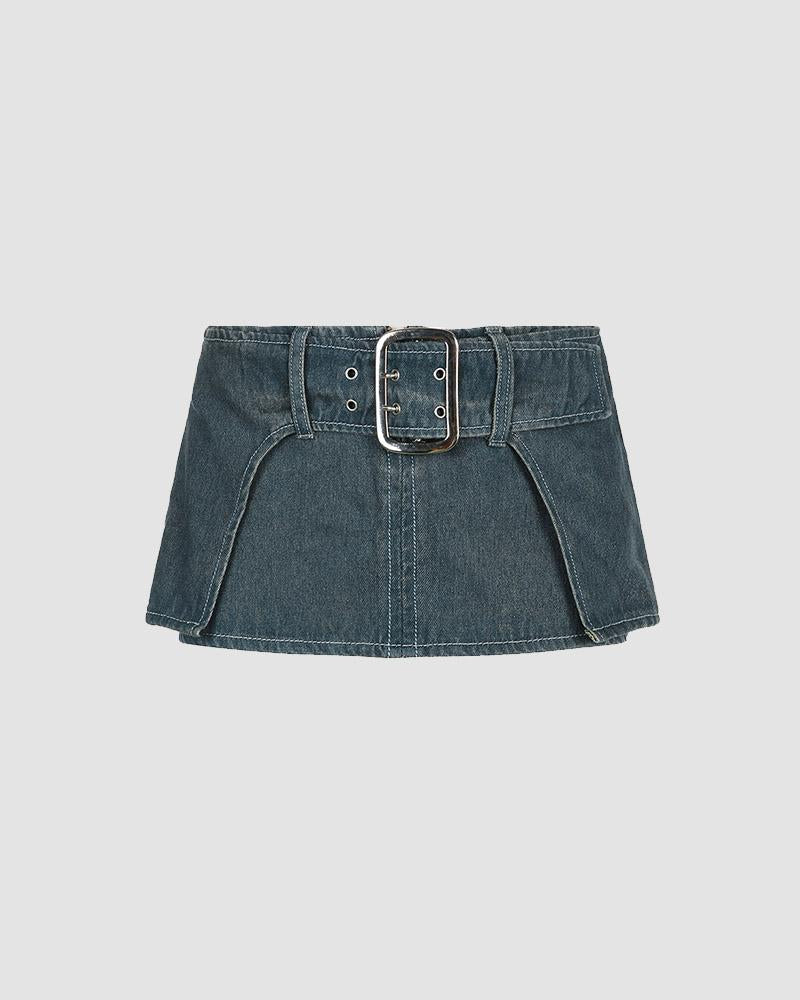 Stellaura Micro Mini-Jeansrock