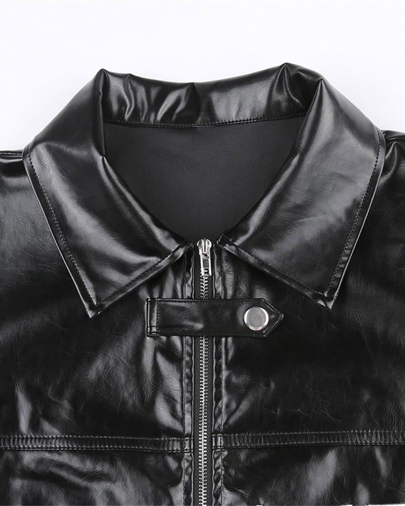 Steamgal Rockmore Kunstlederjacke