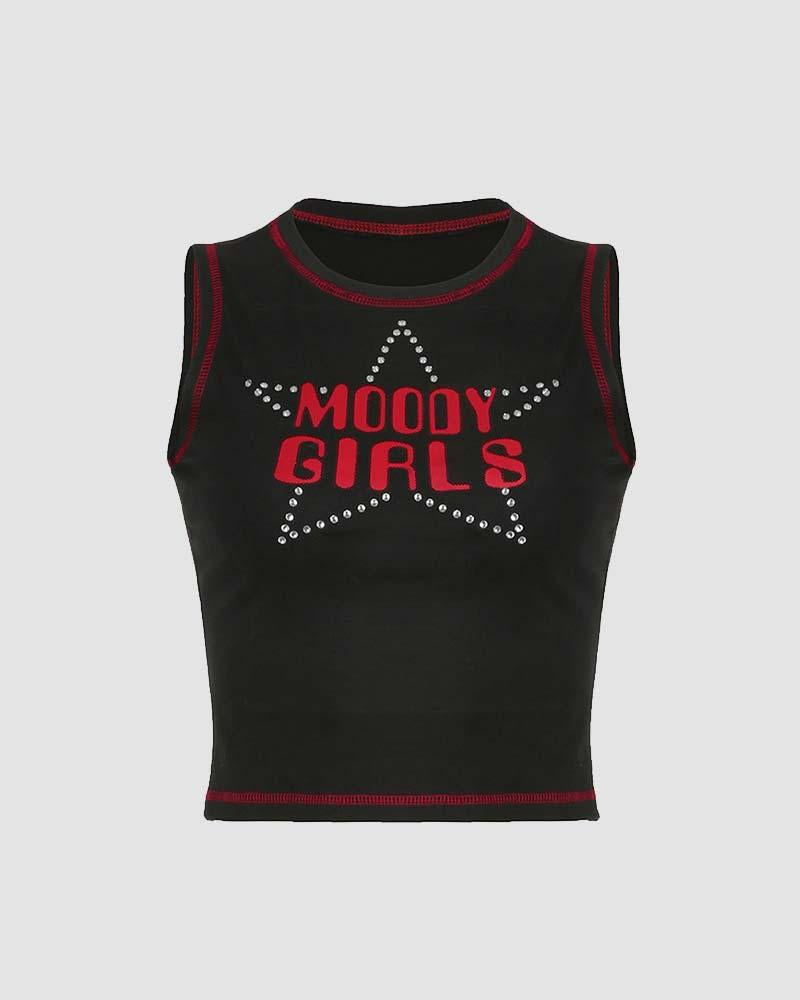 Moody Mädchen T-Shirt