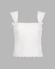 Süßes Camisole-Top mit kleinem Muster