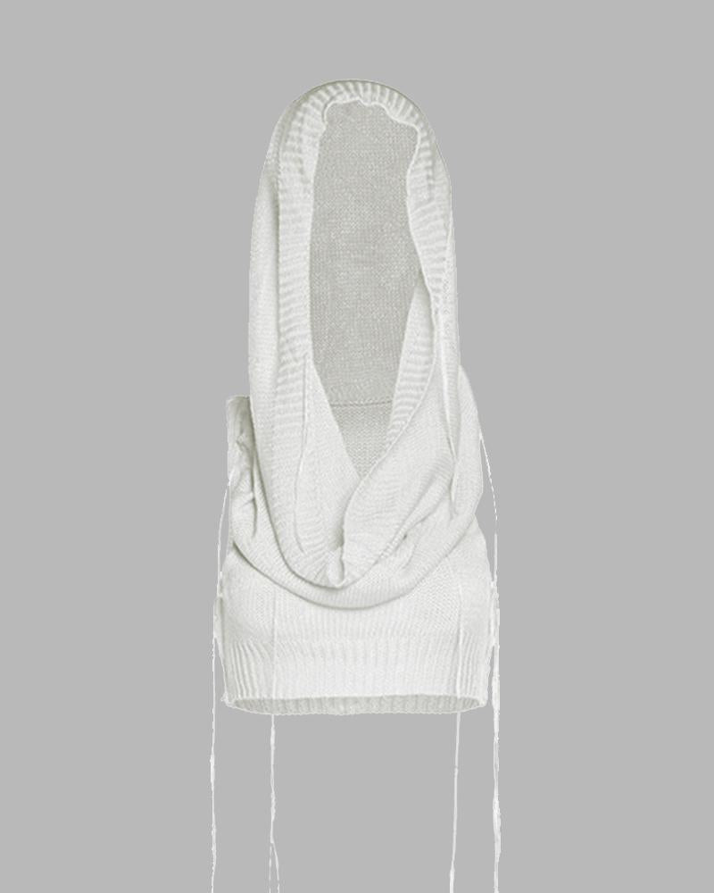 Sudadera con capucha de punto Deserted Wanderer 