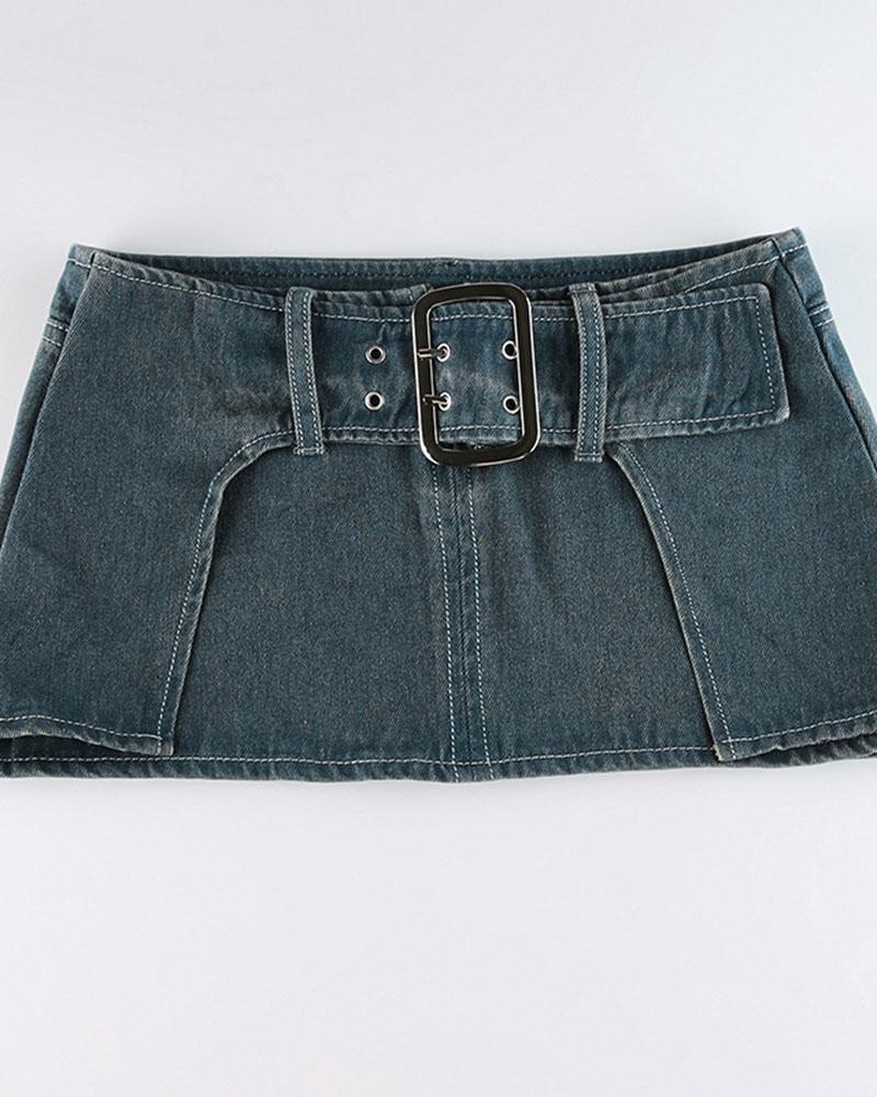 Stellaura Micro Mini-Jeansrock