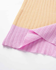 Colors of Summer Off Shoulder Ribbed Dress