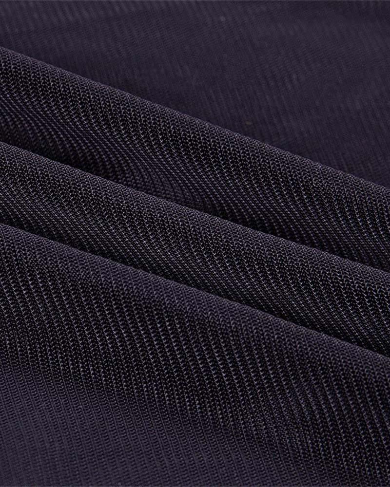 Crepuscular Mesh-Minikleid