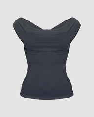 Tanktop mit weiten Schultern