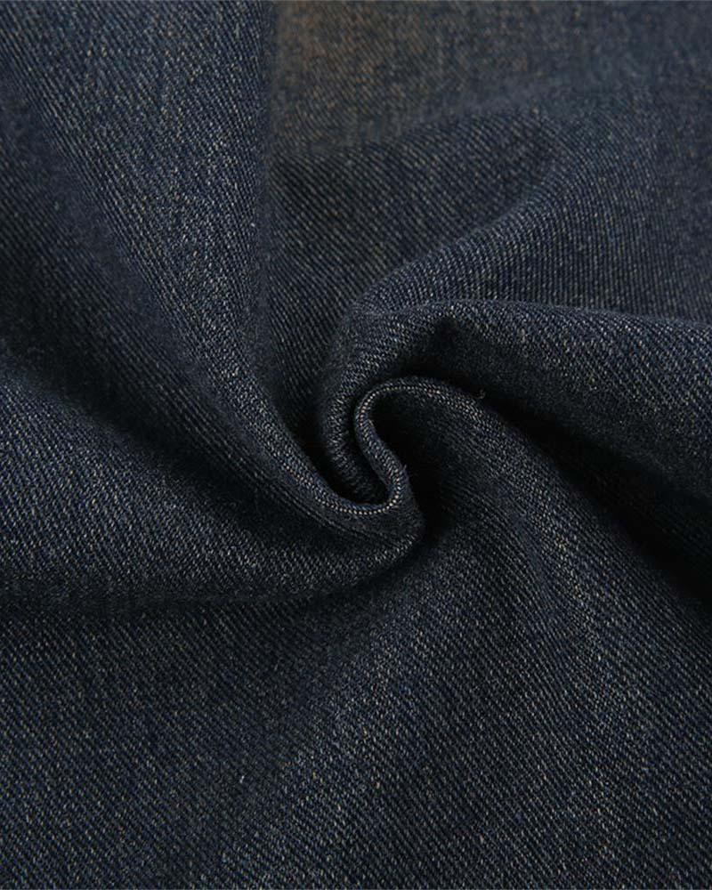 Oversize-Jeans mit verblasstem Dirigible-Aufdruck
