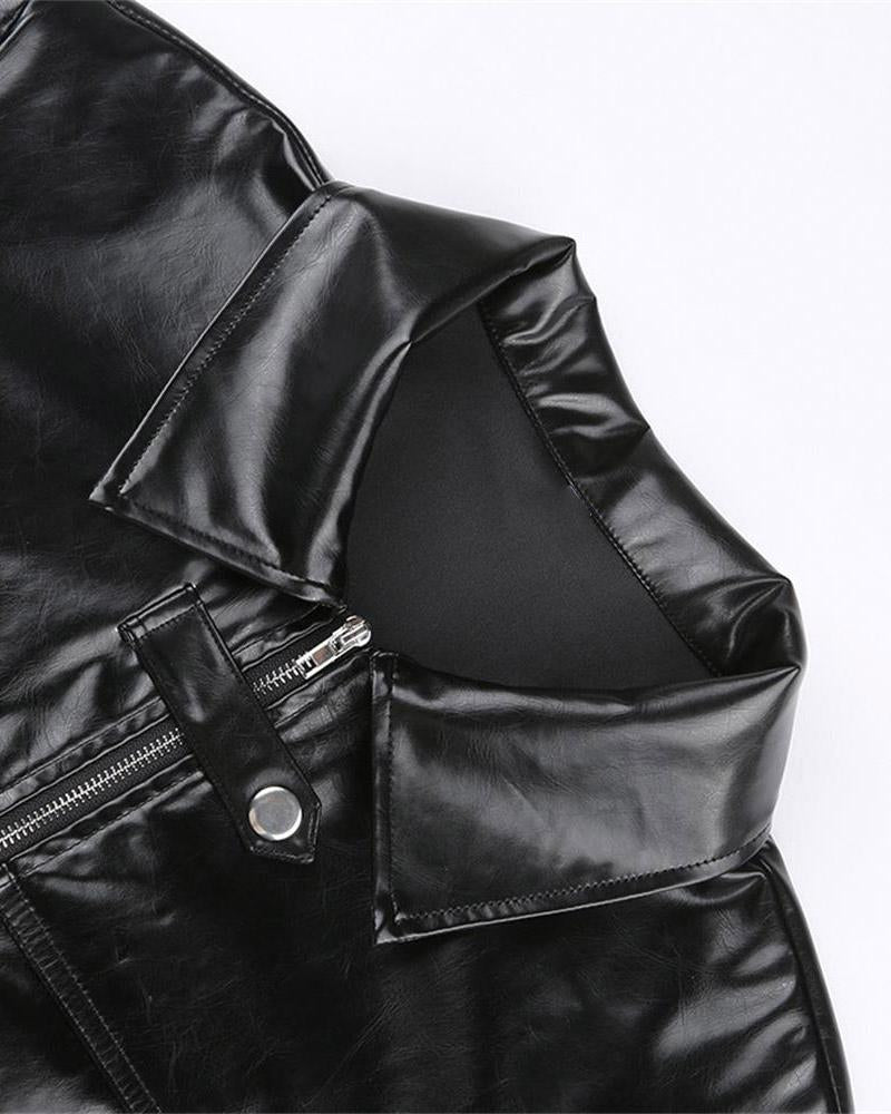 Steamgal Rockmore Kunstlederjacke