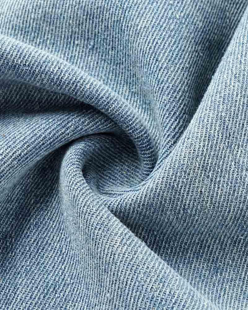 Distressed-Jeans aus Sonimire-Denim mit Sternenmuster