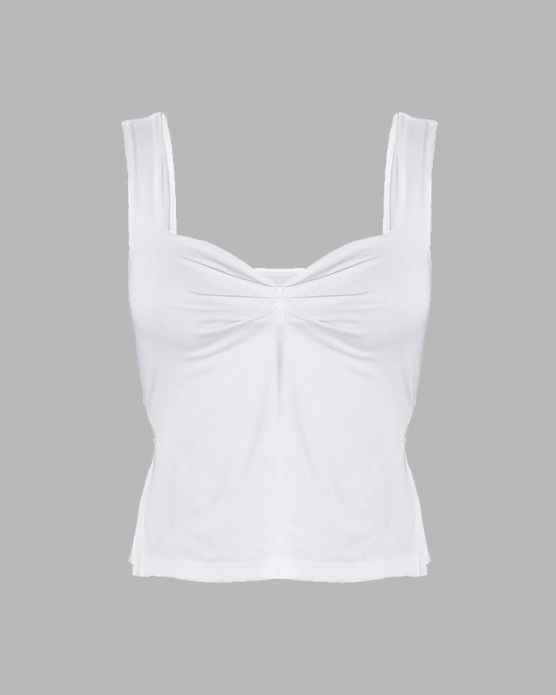 Camisole-Top mit Seitenschlitz