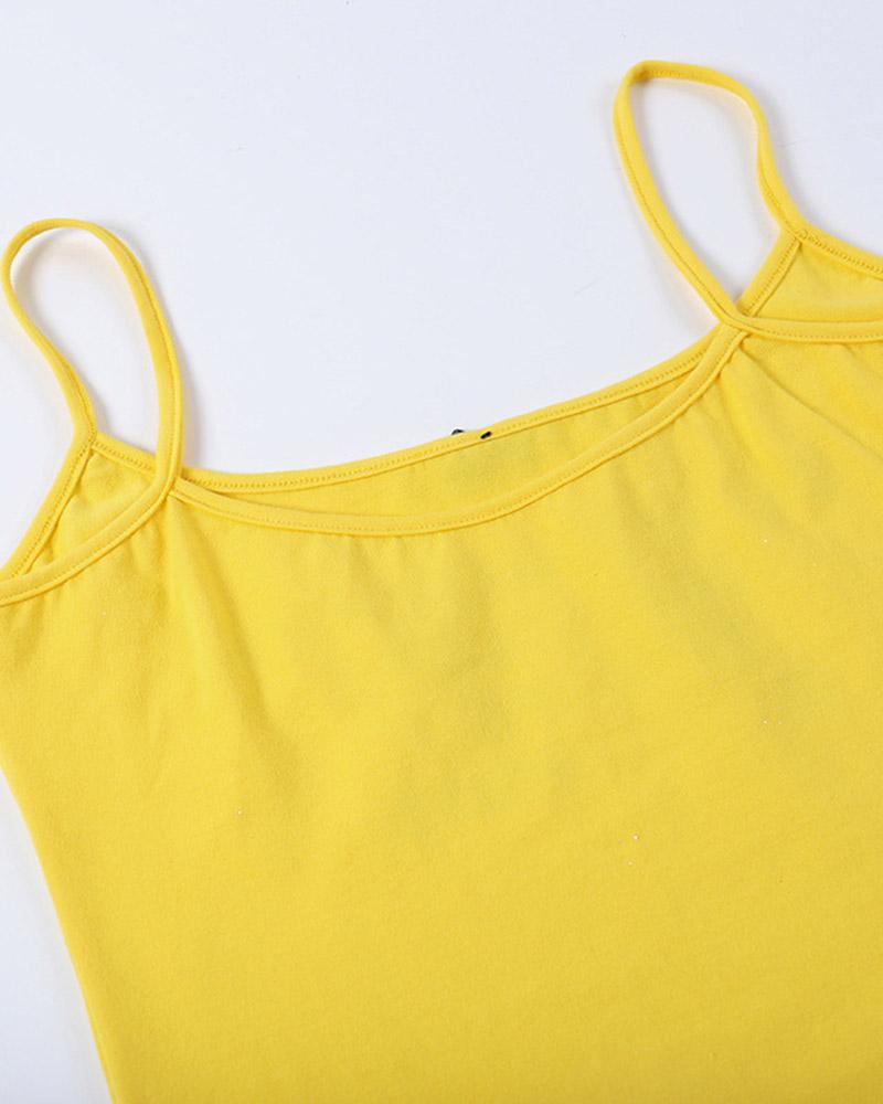 Wie viel Spaß kurzes Cami-Top