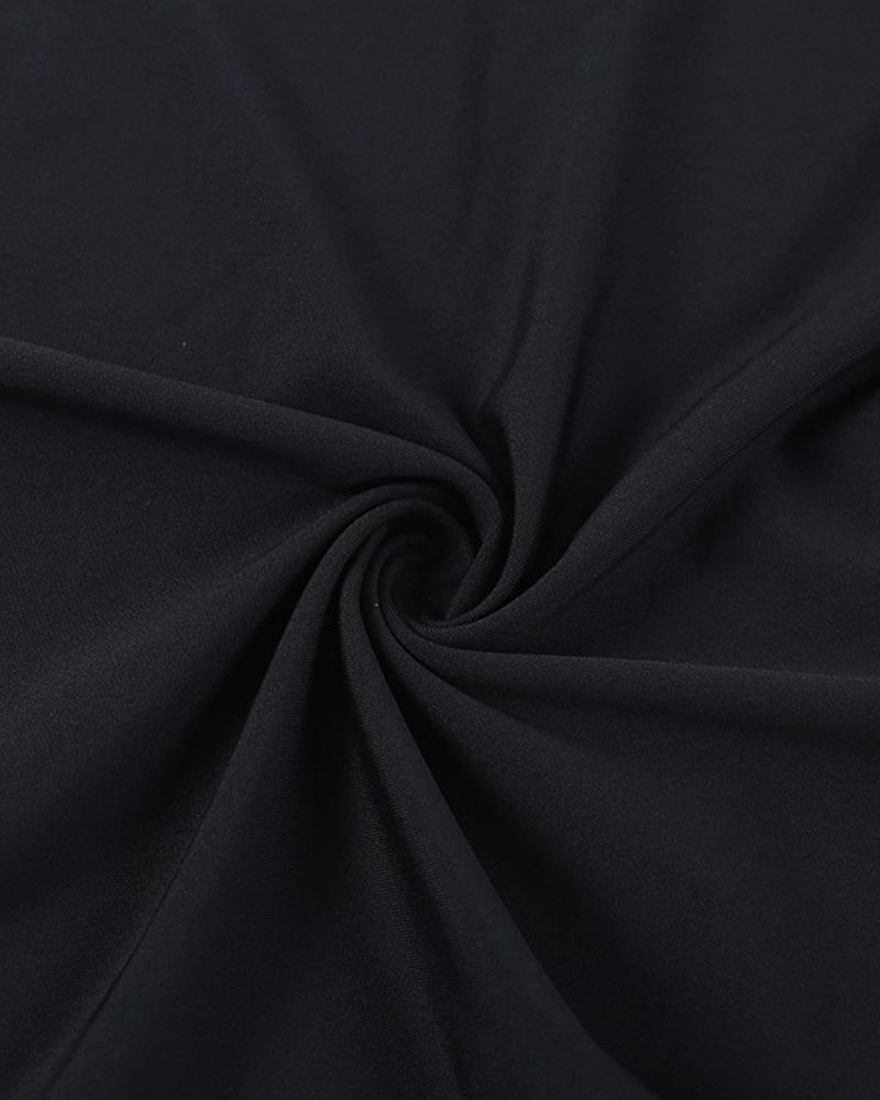 Data Alter – Asymmetrisches Neckholder-Kleid