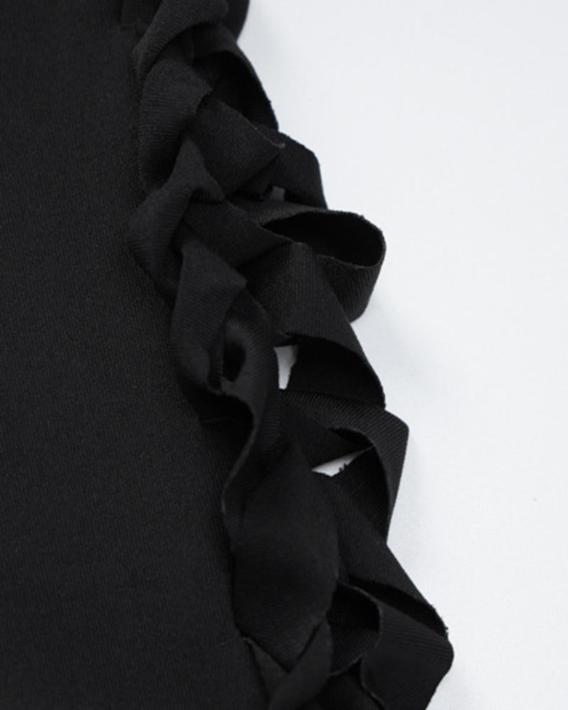 Figurbetontes Kleid mit Cut-Outs für Musikfestivals