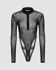 Bella Noches Netz-Bodysuit