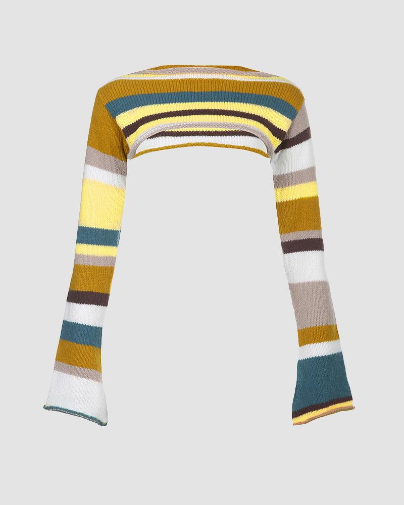 Marais – Herbstliches, kuscheliges Mini-Crop-Top aus Strick