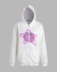 Magic Trip Grafik-Kapuzenpullover mit Reißverschluss