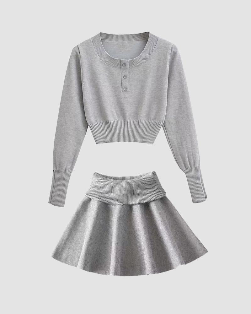 Angelsalt – Pullover- und Rock-Set