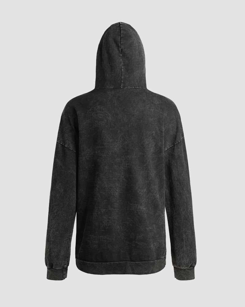 Übergroßer Kapuzenpullover „Astro Ghost“